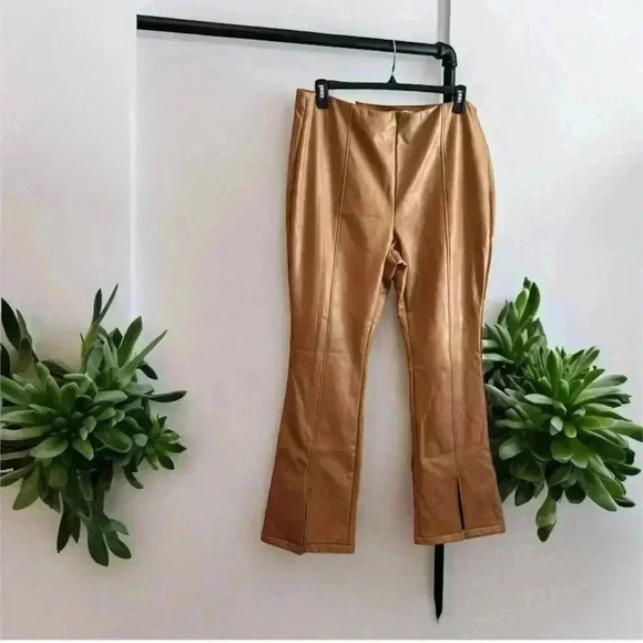 NWT TINSELTOWN FAUX LEATHER PANTS 1X - Picture 2 of 5